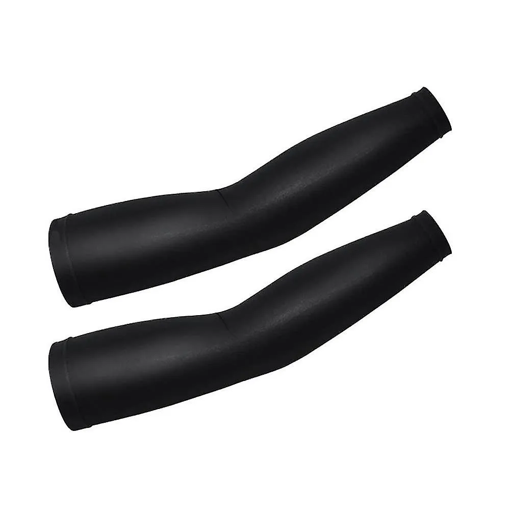 2 Pcs Black Arm Warmers Stretchy Arm Warmers, For Sports Cycling Golf Tennis Fishing Hiking And Outdoor Activities