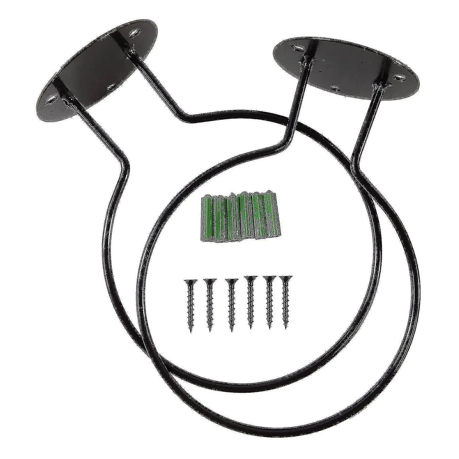 2pcs Soporte de pelota montado en la pared para baloncesto voleibol rugby soccerab