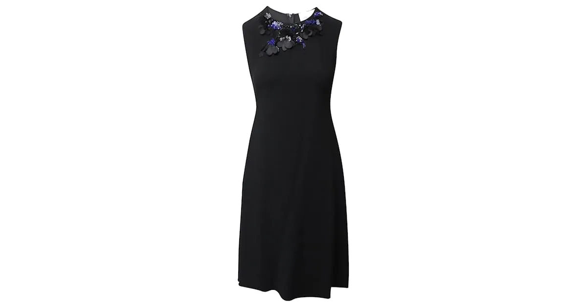 3.1 Phillip Lim 3.1 Vestido sin mangas con adornos Phillip Lim en viscosa negra Negro 