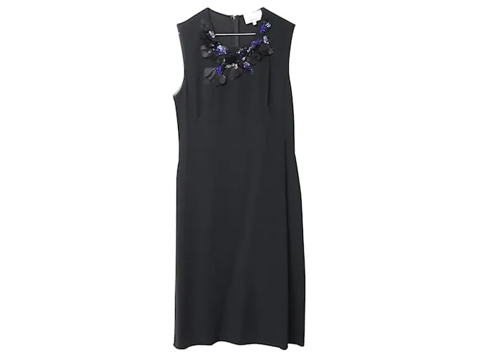 3.1 Phillip Lim 3.1 Vestido sin mangas con adornos Phillip Lim en viscosa negra Negro 