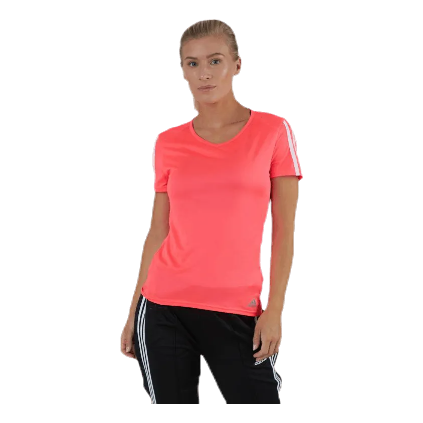 Adidas Run 3S Tee W Pink