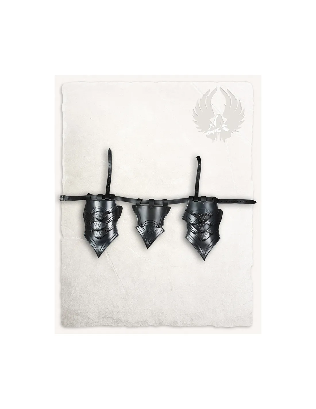 Armadura completa medieval Dragomir, acabado bruñido