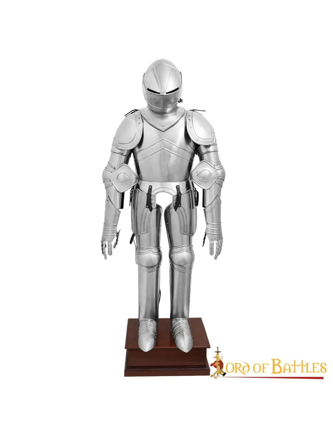 Armadura medieval italiana decorativa en acero