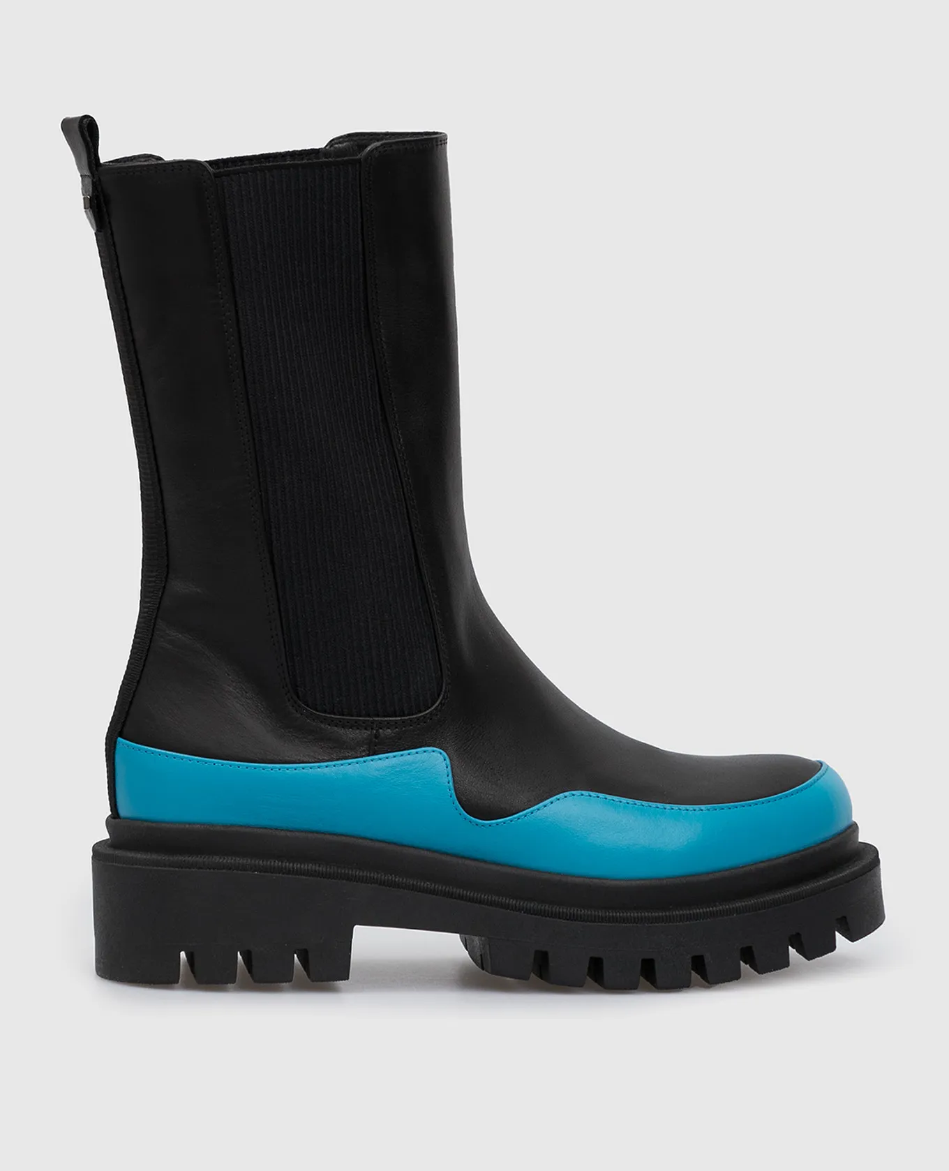 Babe Pay Pls Leather chelsea with contrast panel