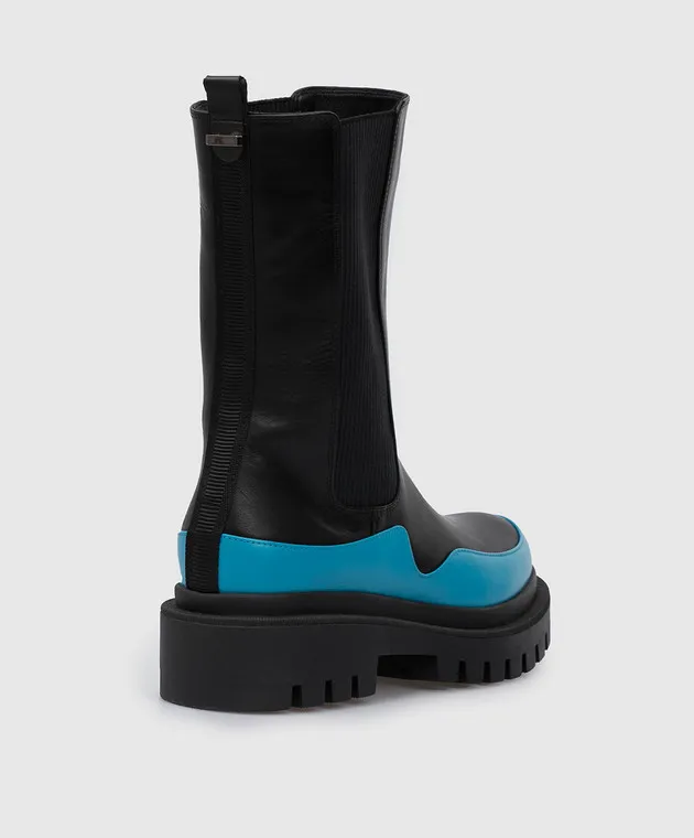 Babe Pay Pls Leather chelsea with contrast panel