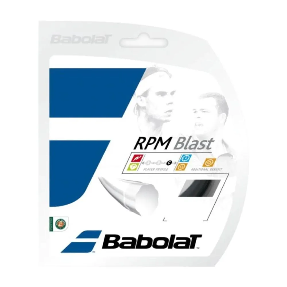 Babolat Tenis Cuerdas RPM_Blast_12M Negro