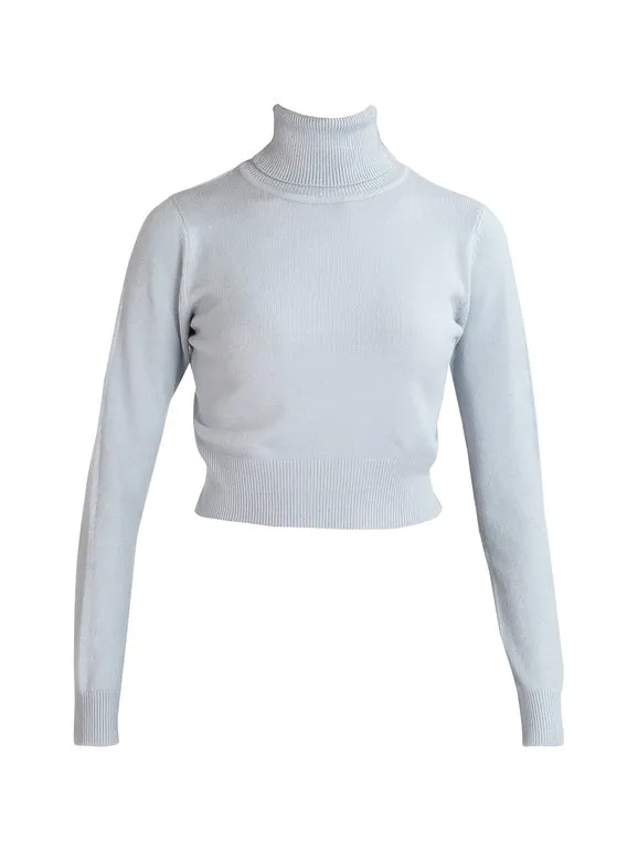 Baci & Abbracci Jersey corto de cuello alto para mujer