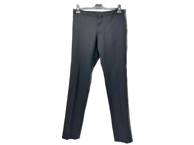 BALENCIAGA Pantalón T.ÉL 46 Lana Negro 
