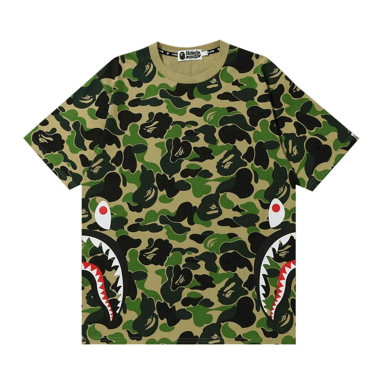 BAPE ABC Camo Side Shark Tee