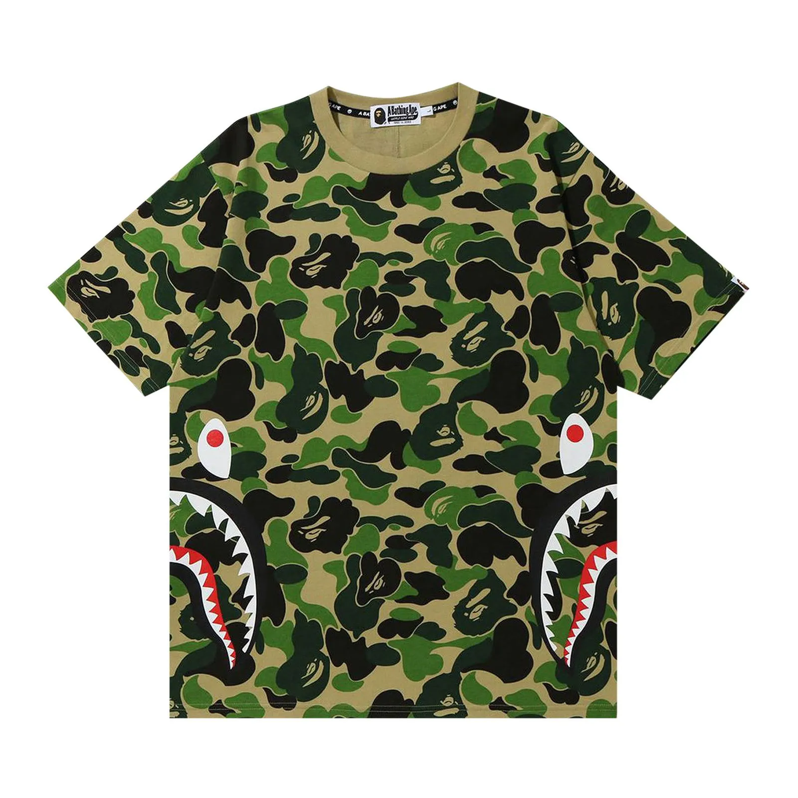 BAPE ABC Camo Side Shark Tee