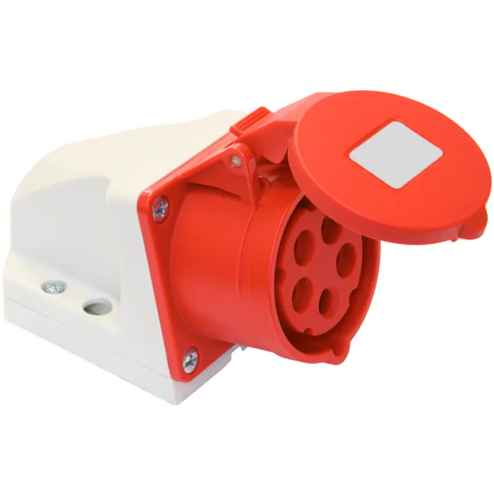 Base industrial mural 3P+N+T, 32A 400V~ IP44 Solera