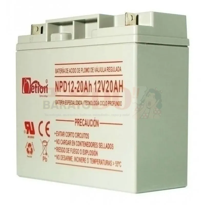 Batería Ciclo Profundo 12v 20ah Energía Solar