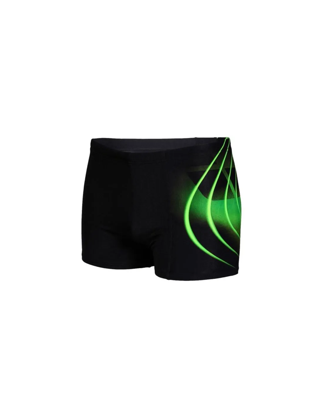Bañador de Natación Arena Swim Short Graphic Black/Soft Green Hombre