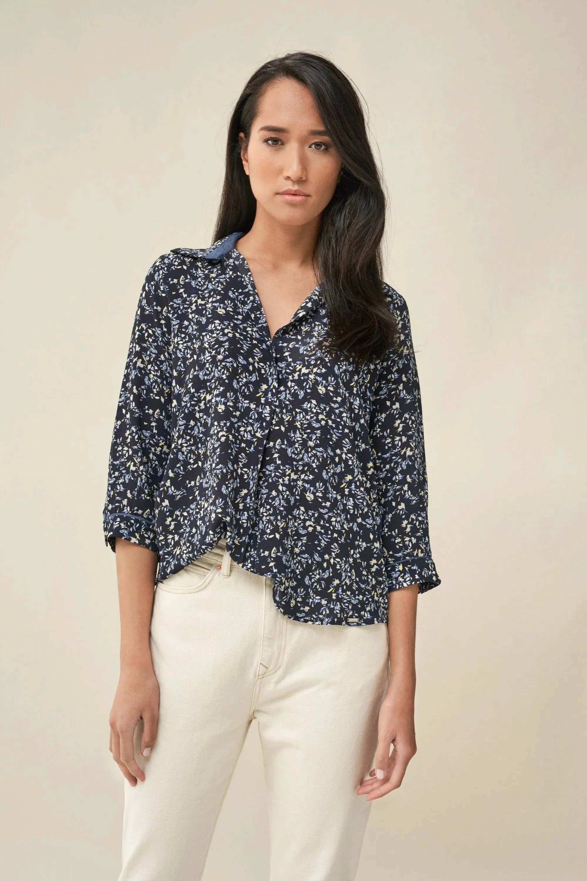 Blusa con print floral