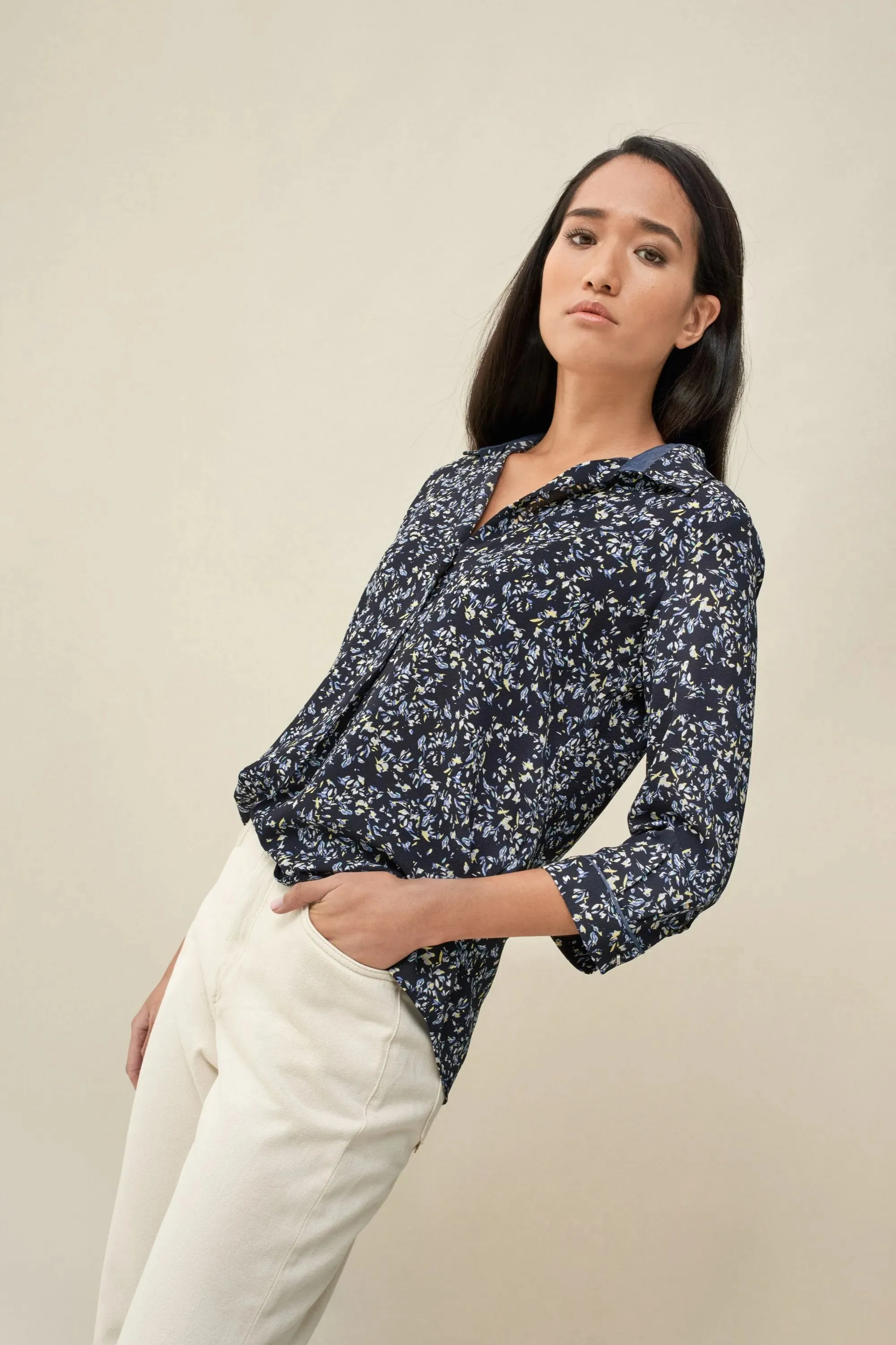 Blusa con print floral