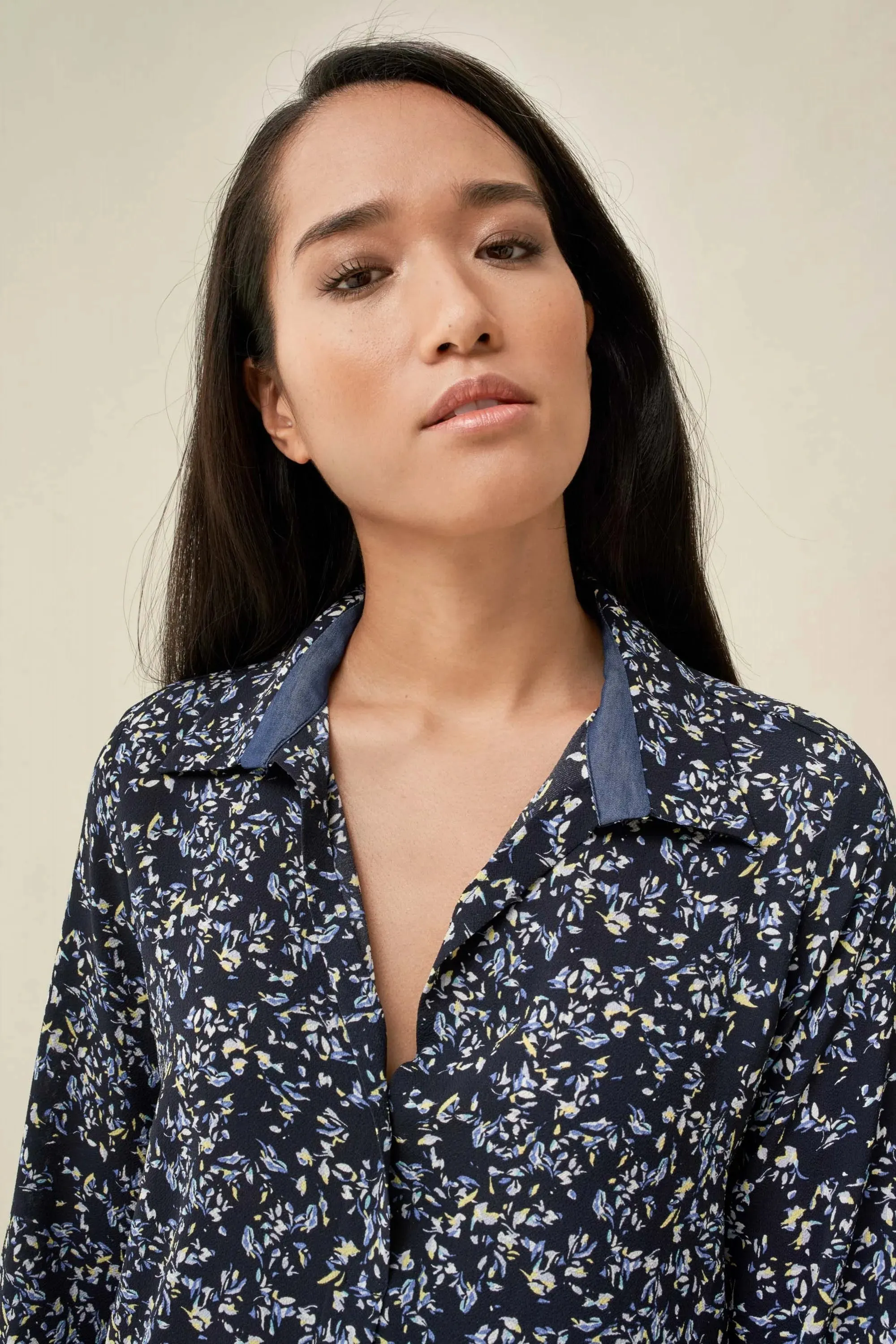 Blusa con print floral