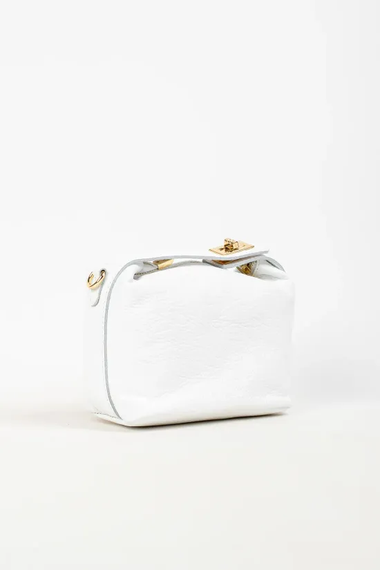 BOLSO DE PIEL DRILU  BLANCO