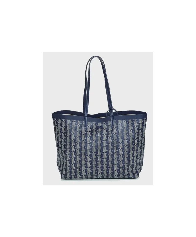 Bolso Tote LACOSTE Zely Lona Azul Mujer