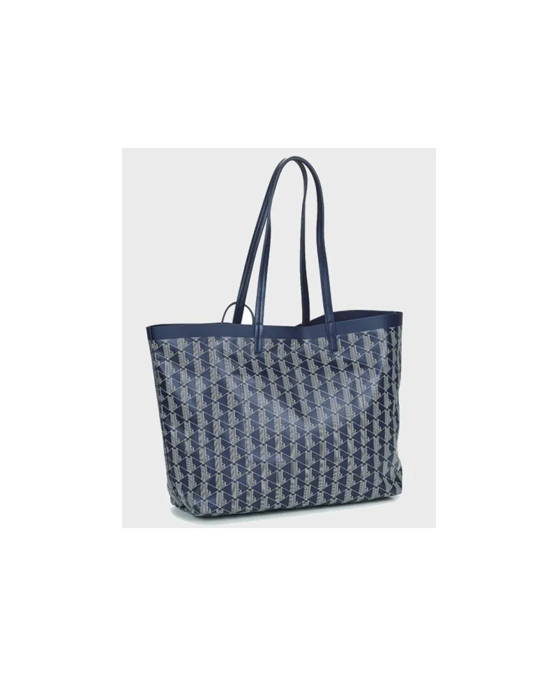 Bolso Tote LACOSTE Zely Lona Azul Mujer
