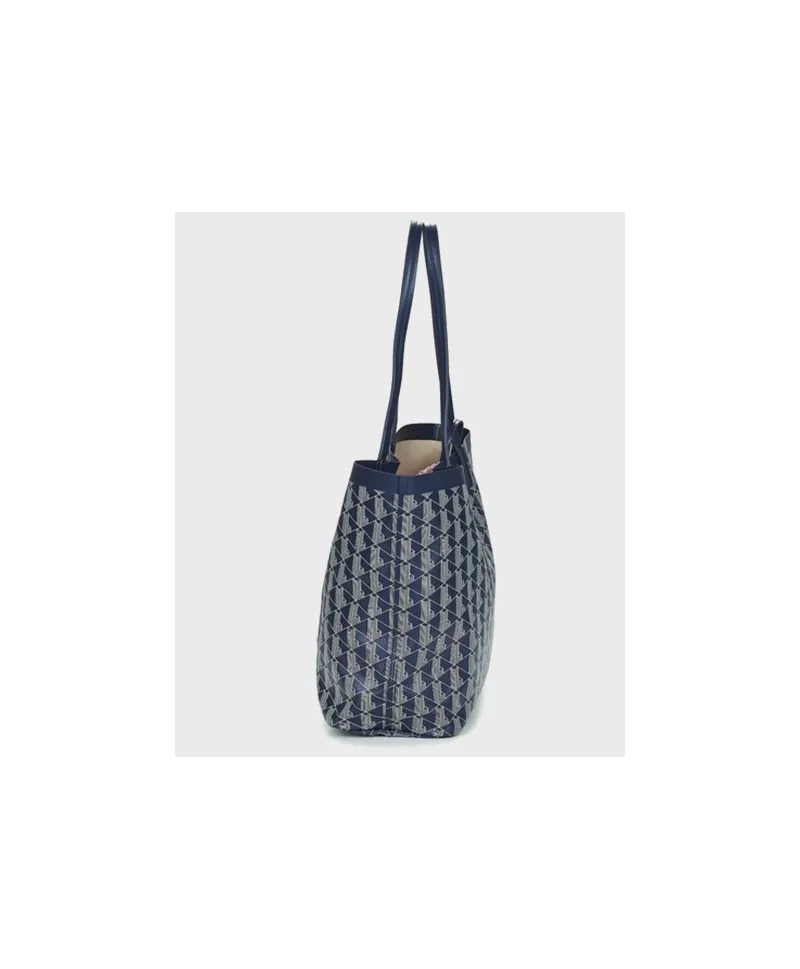 Bolso Tote LACOSTE Zely Lona Azul Mujer