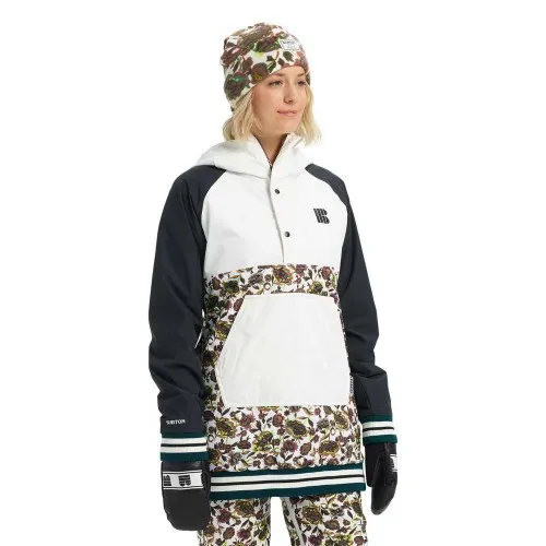 Burton Loyle Anorak True Black/Stout White/White Floral