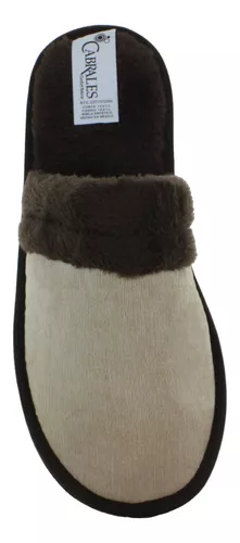 Cabrales Pantufla Sueco Slip On Afelpada Suave Hombre 87233