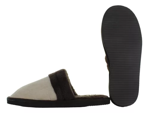 Cabrales Pantufla Sueco Slip On Afelpada Suave Hombre 87233