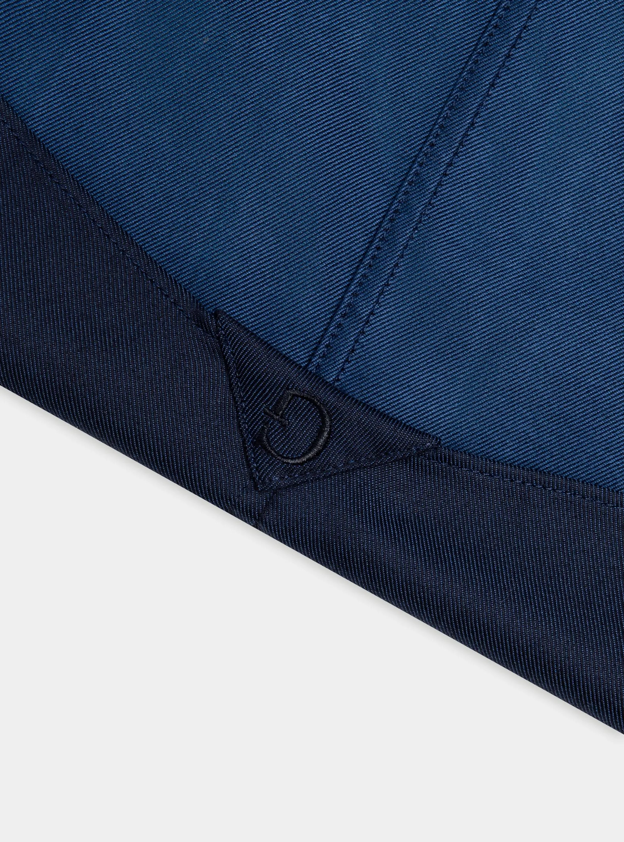 Camisa de sarga de algodón slim fit