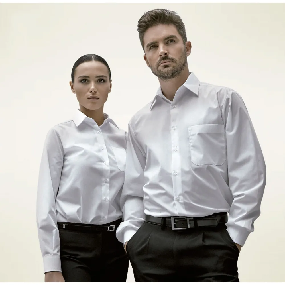 Camisa hombre m/l con bolsillo