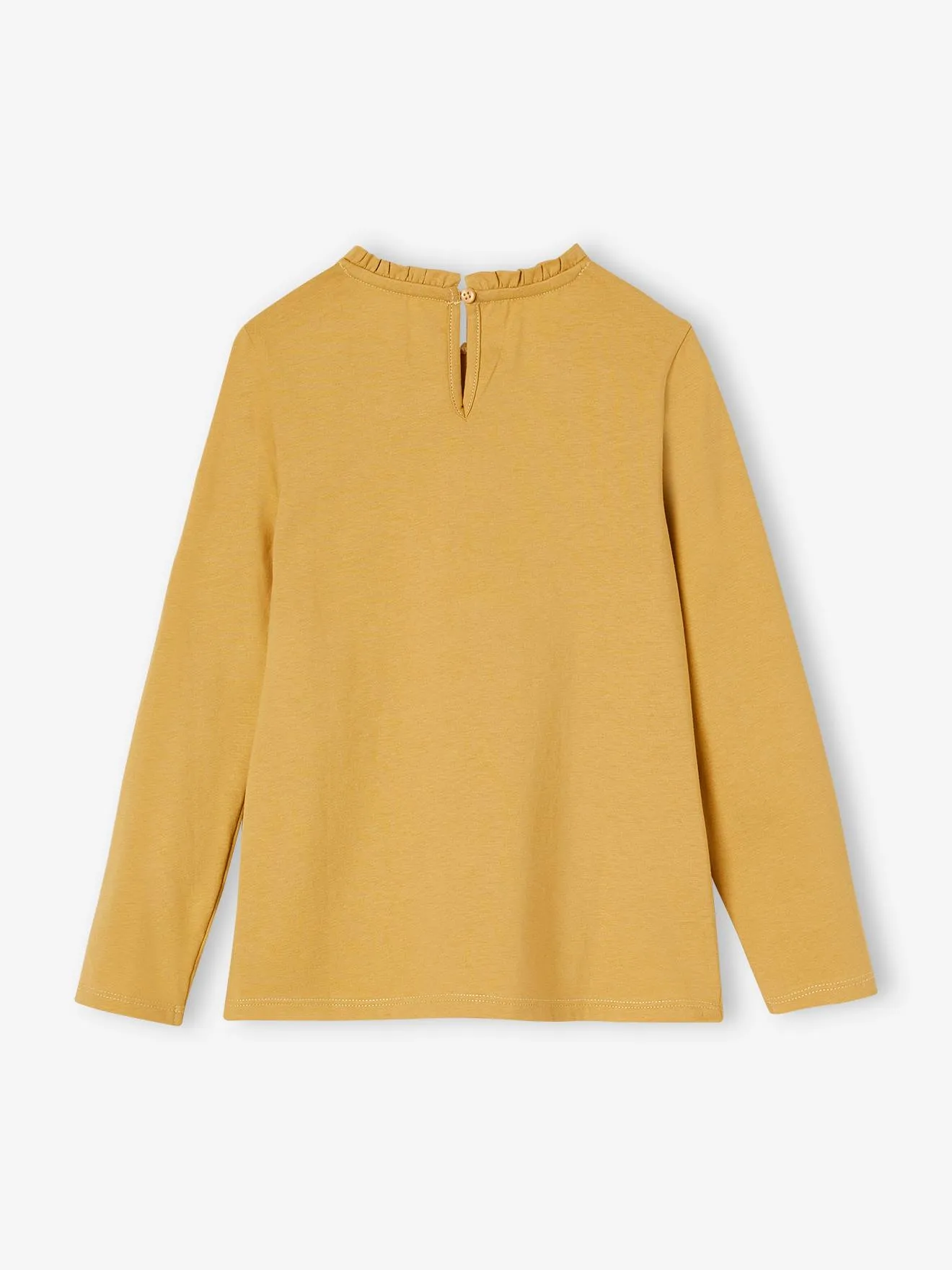 CAMISETA CON MOTIVO FANTASíA Y DETALLES DE FRUFRú OEKOTEX®, PARA NIñA