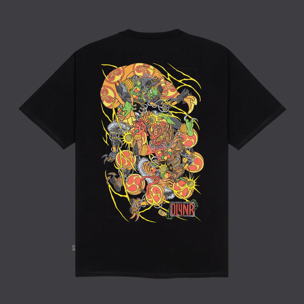 CAMISETA DOLLY NOIRE HOMBRE MANGA CORTA FUJIN & RAJIN TEE BLACK REF. TS414TA01 NEGRA