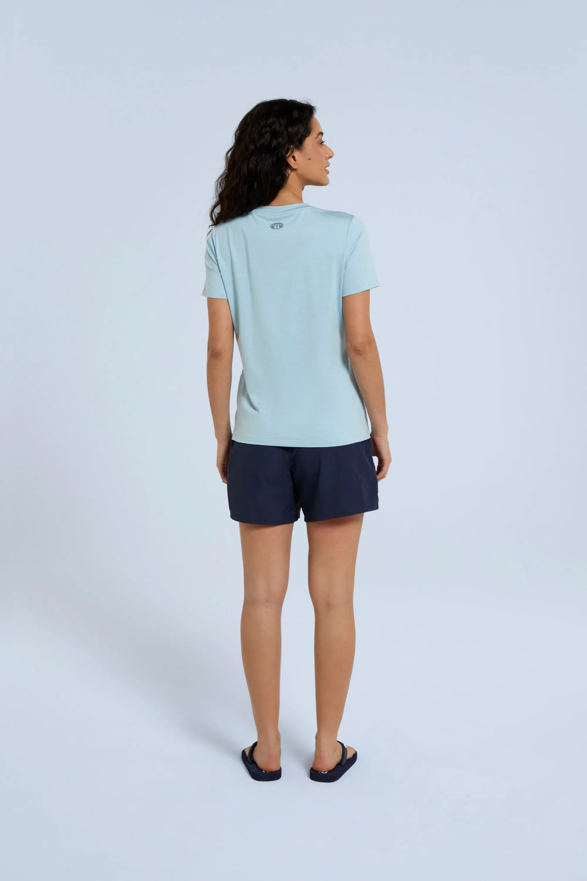 Camiseta Latero de natación híbrida para mujer