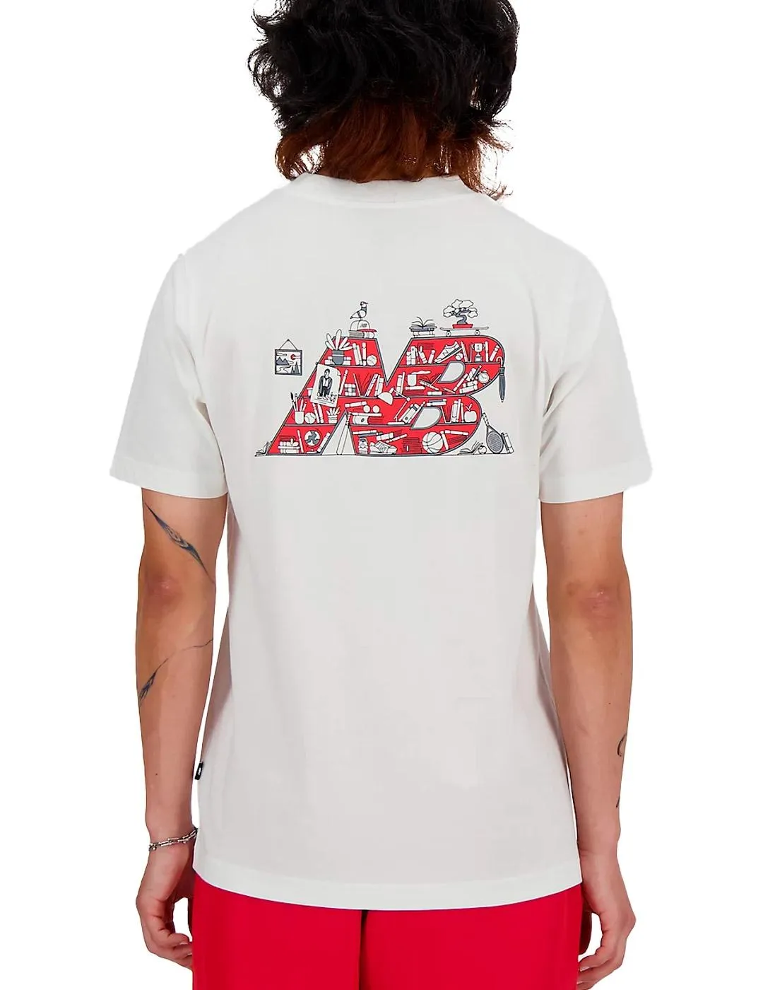 Camiseta New Balance Sport Essentials Bookshelf