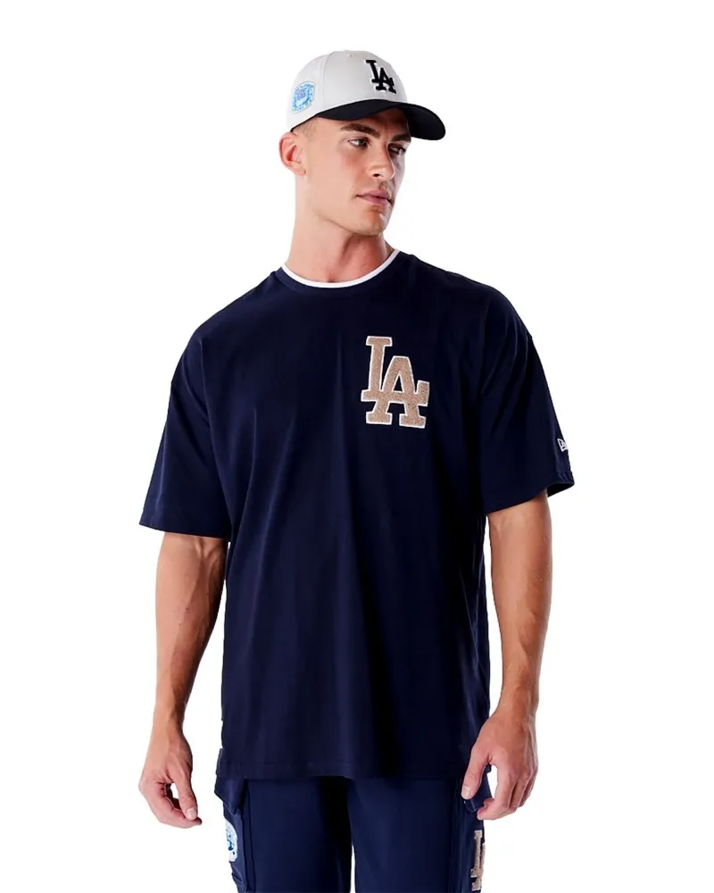 Camiseta new era marino dodgers wrld series drp shldr tee losdod