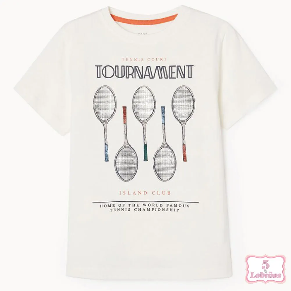 CAMISETA NIÑO TENNIS Zippy