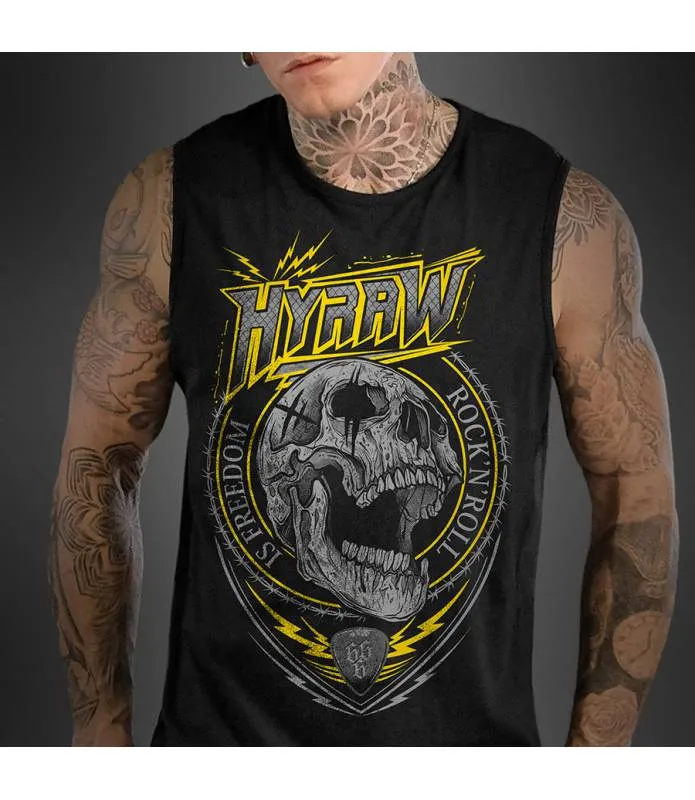 CAMISETA SIN MANGAS DE BALONCESTO ROCK & ROLL HOMBRE | HYRAW | SU23M06