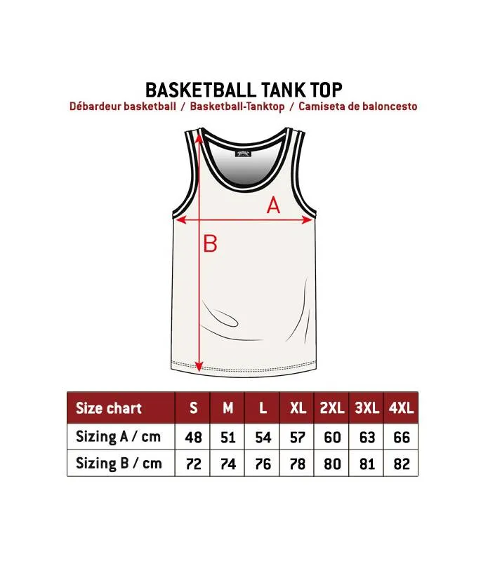 CAMISETA SIN MANGAS DE BALONCESTO ROCK & ROLL HOMBRE | HYRAW | SU23M06