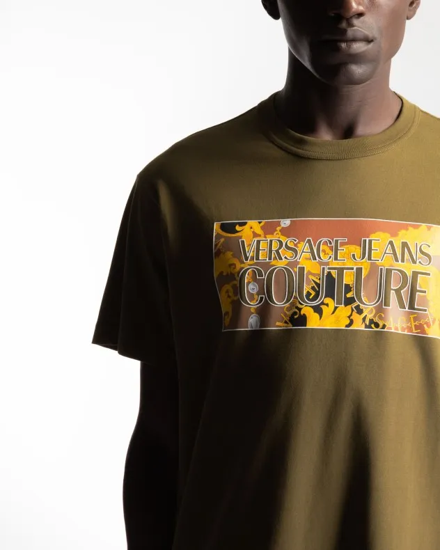 Camiseta Versace Jeans Couture 75GAHE01 Verde