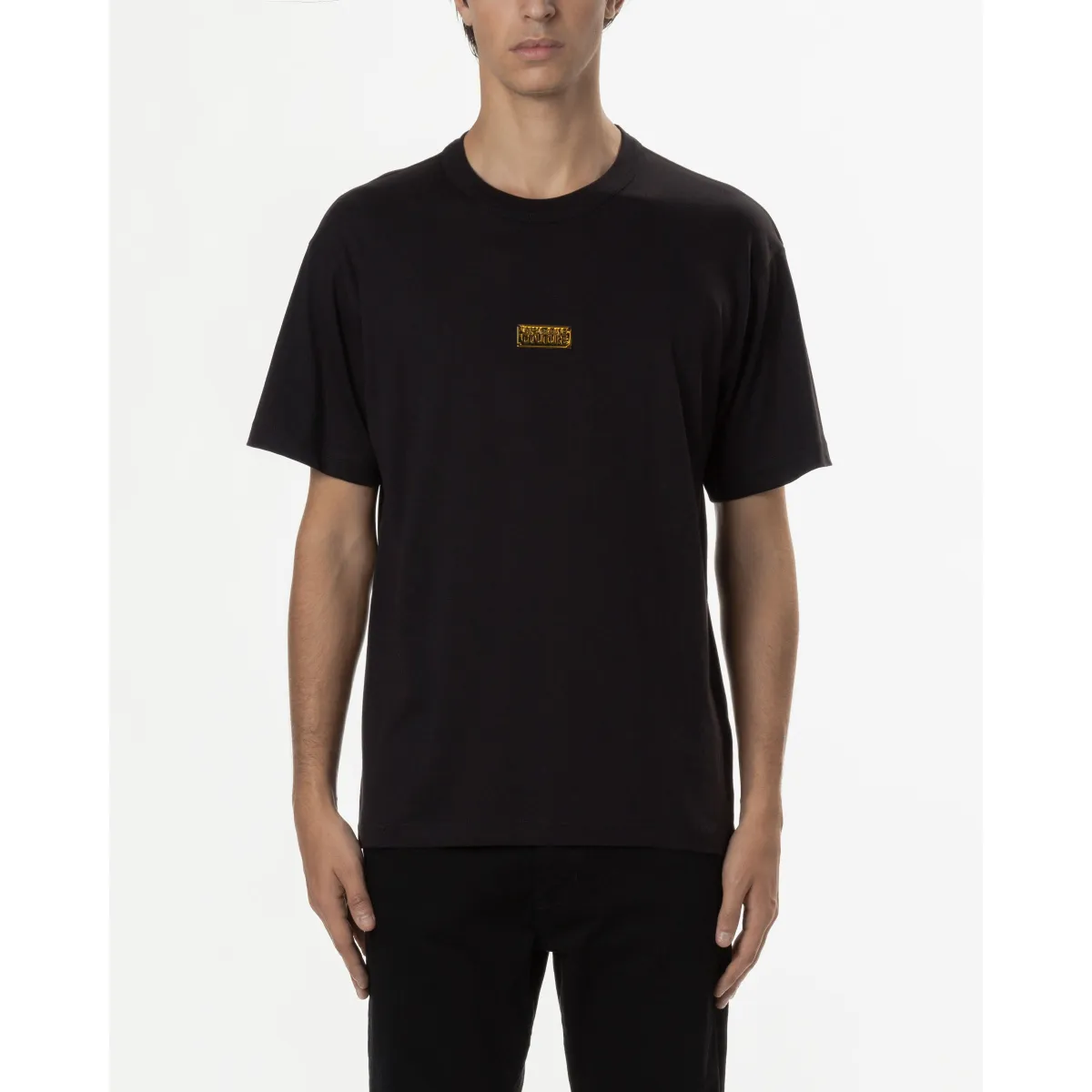 Camiseta Versace Jeans Couture 77GAHT08 Negro