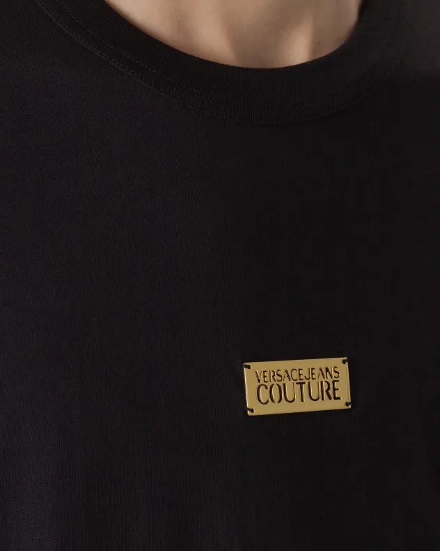 Camiseta Versace Jeans Couture 77GAHT08 Negro