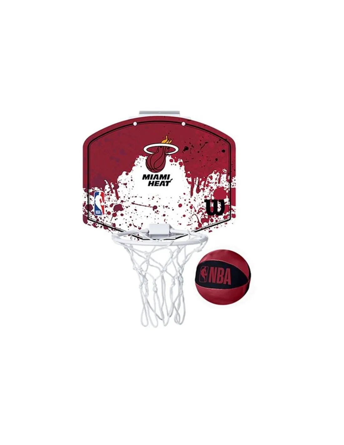 Canasta de Baloncesto Wilson Nba Team Mini Hoop Mia Heat