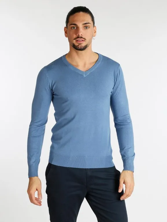 Cashtouch Jersey de color liso para hombre.