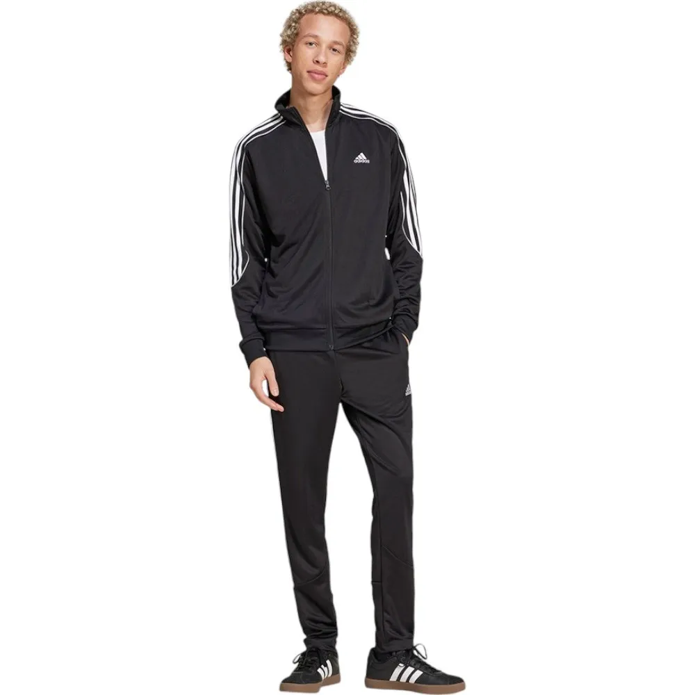CHANDAL ADIDAS SPORTSWEAR 3 BANDAS DOUBLEKNIT NEGRO IX1277 TRACKSUIT  HOMBRE