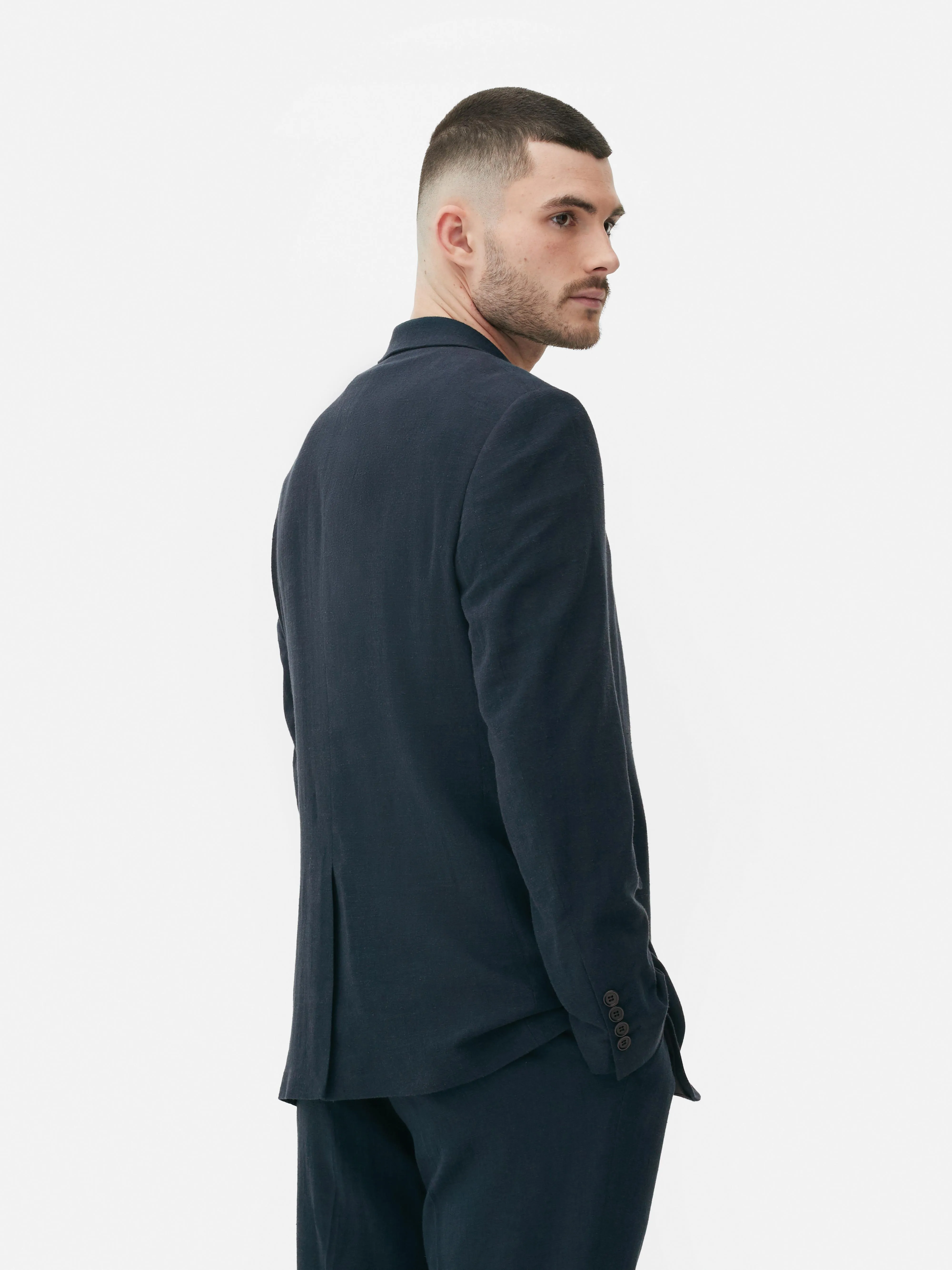 Chaqueta de traje con botonadura simple de Kem
