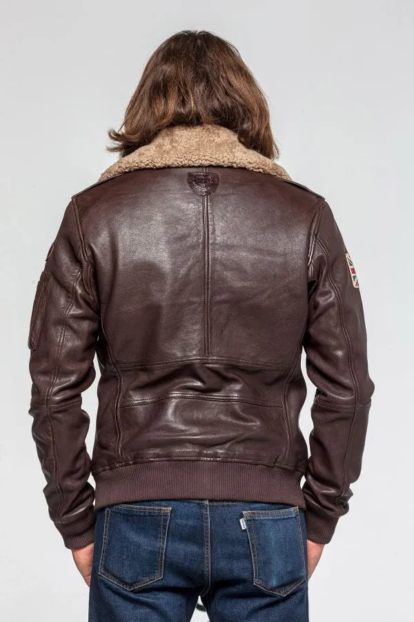 Chaqueta Hombre Royal Air Force Douglas Dark Brown