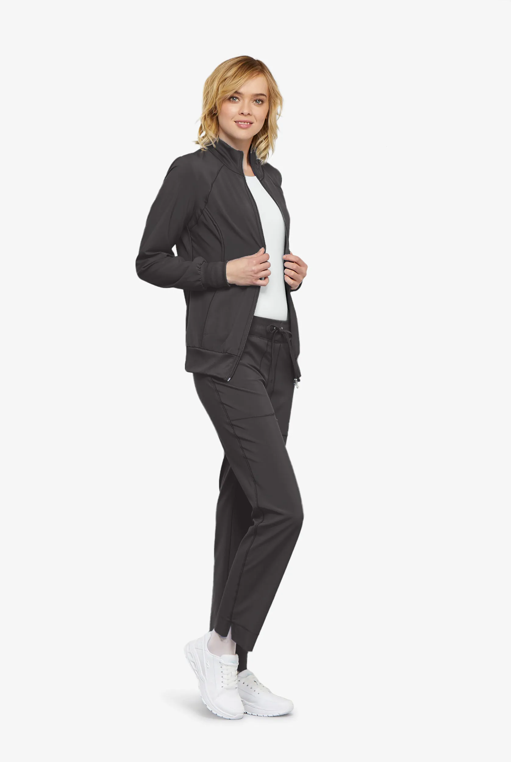 Chaqueta médica abrigada Cherokee Infinity con 2 bolsillos para mujer
