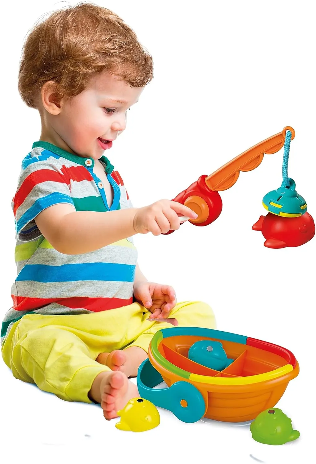 CLEMENTONI  PLAY FOR FUTUREPESCA  APRENDE JUEGO EDUCATIVO ACTIVIDADES BEBé ENCAJES Y CONSTRUCCIONES A PARTIR DE 12 MESES (1768