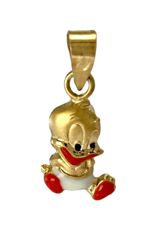 Colgante oro amarillo 18K pato 197_0640