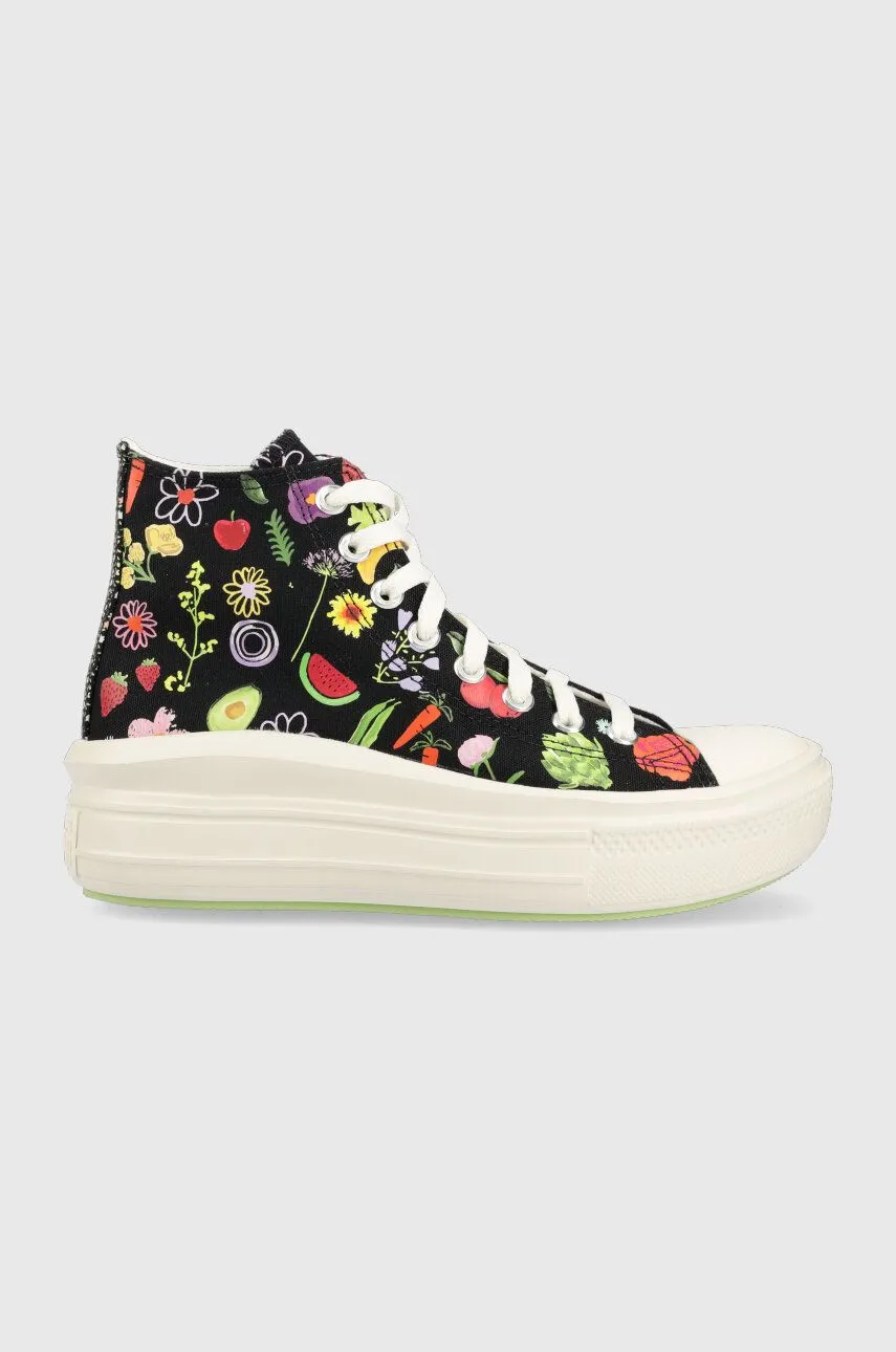 Converse Kecky Chuck Taylor All Star Move HI dámské, černá barva, A06064C
