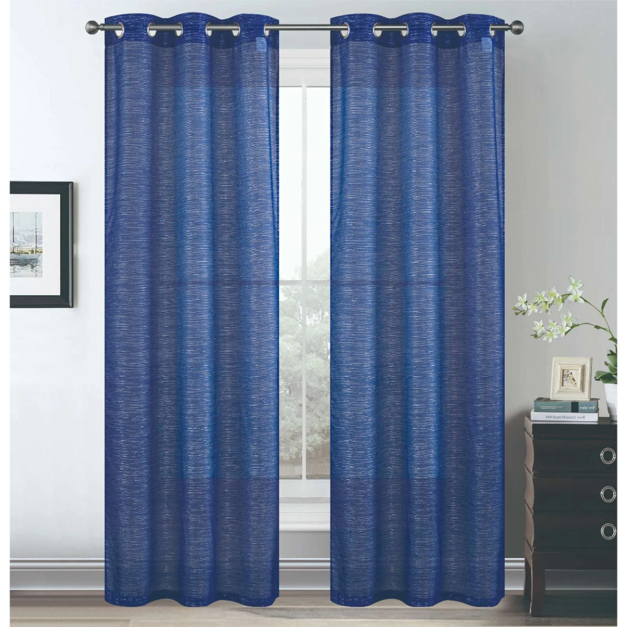 Cortina Decorativa Lonnie Grommet